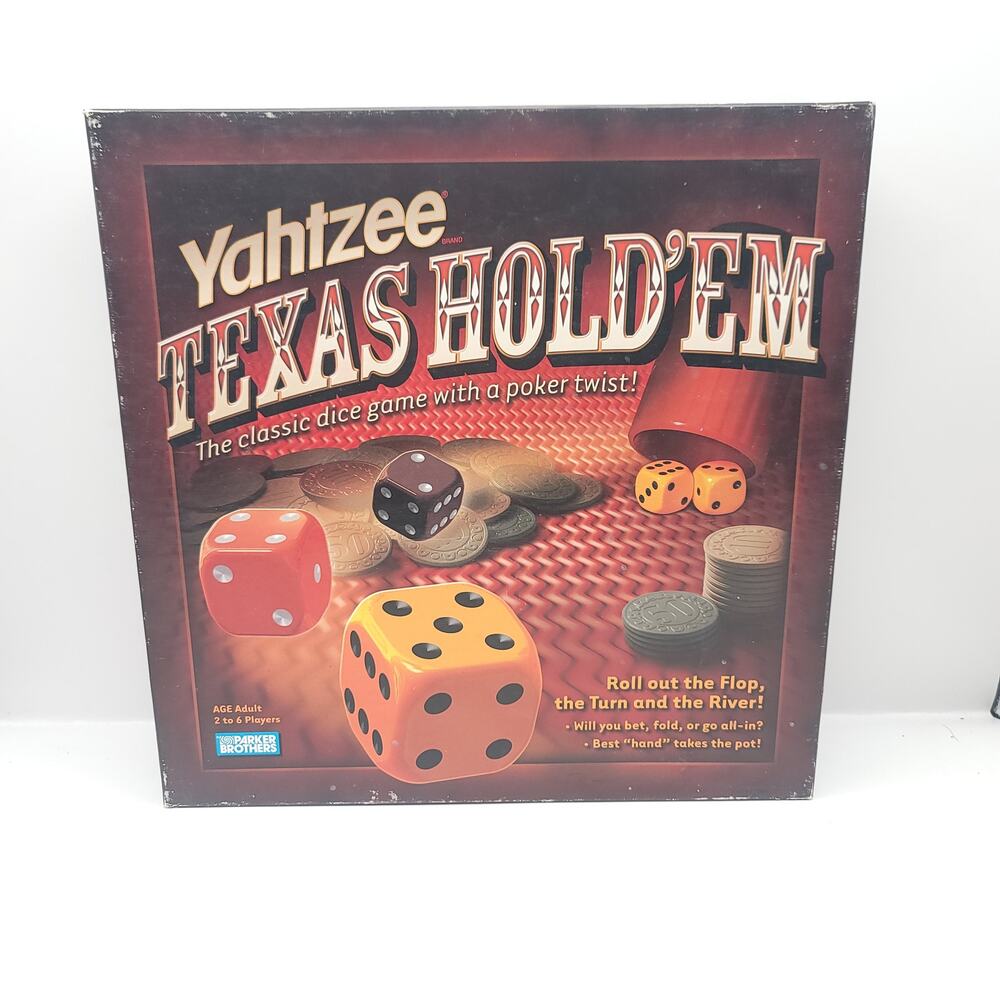 Parker Brothers Yahtzee Texas Hold'em Board Game